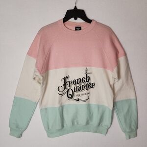 Vintage 1983 Womens Size Medium "French Quarter" Sweatshirt Made In USA Diport